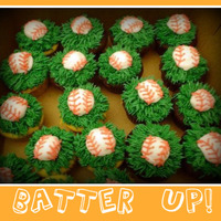 Baseball/ Softball Cupcakes 