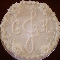 My 1St Anniversary Cake WASC with raspberry filling, all BC