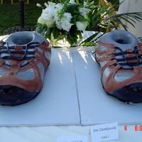 This Cake Was Ment To Run These were carved from 18" Sq cakes with all Fondant details.