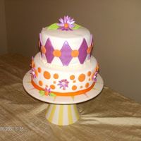 Kylee's Cake This little girl loved these colors and was very pleased