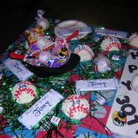 Also Made Mini Balls And Decor The Hat Was The Table Center Pieces 