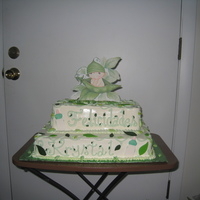 Sweet Pea Print out and glue the picture to a cardboard and make it stand with lolipo stick glued to the back. Fondant leaves