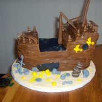 Pirate Ship New to forum. Hope I loaded picture right (also new to posting pictures). Did cake for bosses son for pirate theme b-day party. Also new to...