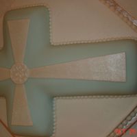 Baptism Cake I made this for my son's baptism.