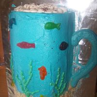 Ocean Coffee Cup I made this for my bestfriend who wanted an ocean scene. She loves coffee so I decided to make a cappucino cake and because of that I...