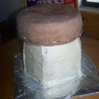 Salt Shaker I did this for a friends birthday. She uses salt on everything. It's an 8 layer made with 8'' rounds. The base is...