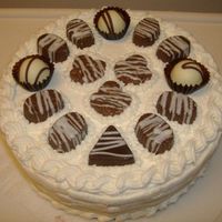 Valentine's Day chocolate, candy, buttercream