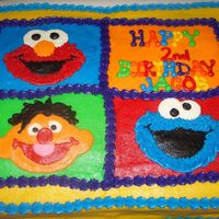 Sesame Street Birthday I made this for my son's 2nd birthday. Not perfect but he loved it and that's what counts!