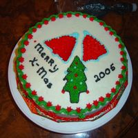 Dsc01147.jpg X-mas plain yellow cake with icing.