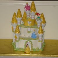 Princess Romantic Castle Cake 