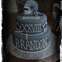 Dallas Cowboys Birthday Cake 