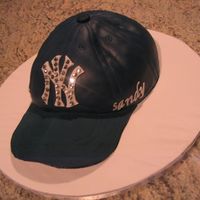 Ny Yankee Hat I made this for hubby's BF groom cake. I followed Confetti Cake instructions.