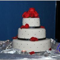 Bling Wedding Black, silver, and red themed wedding