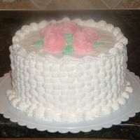 Roses/basketweave My first attempt at basketweave