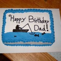 Fisherman This is a cake I did for my dad for his birthday.
