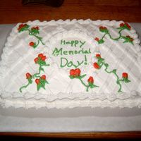 Another View Of The Rose Bud Cake 