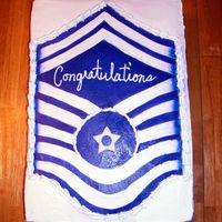 Sr. Msgt Retirement Cake 