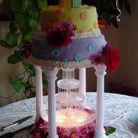 Baby Shower Cake My first "fancy" cake, made for my cousin's baby shower in June 2006. It was a big hit!