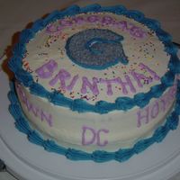 Georgetown Graduation Cake The cake I made for my sister when she graduated from Georgetown University
