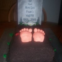 50Th Birthday Cake I made this one for my Hubbys 50th Birthday :o) Its a Milk Chocolate cake, with Hershey chocolate icing, chocolate pudding filling,...