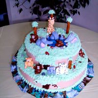 Jungle Theme Cake 