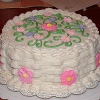 Wilton Cake This is a cake I made years ago and just recently dug up the photo. I'm sure it was a Wilton class type cake, but I don't think I...