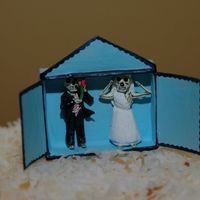 Dia De Los Muertas Cake Topper This is an up close shot of the cake topper that adorned the previously posted coconut cak with lemon curd filling. The bride is a good...