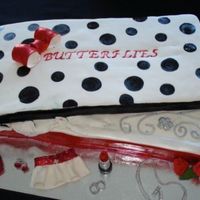 Bridal Shower Cake This is a cake I did a month ago, had to wait for someone to send me a picture because I pulled an all nighter and forgot to take a picture...