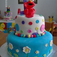 Elmo 1St Birthday This was for my daughters first birthday her big brother (3) and sister (6) did all the decorating, all I did was ice and cover and they...