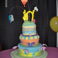 Oh, The Places You'll Go! This was for a graduation party, it is based on the Dr. Seuss book. It was kind of a disaster it was supposed to be topsy turvy but the...