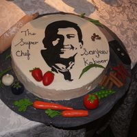 Chef This cake was a gift for India's most celebrated chef - Sanjeev Kapoor. He loved the cake and that was my reward for several hours of...