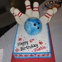 Bowling Ball Cake I made this cake for my son's 6th birthday. I have to give credit to chefaddie and JanH on CC for their ideas and help! What a fun...