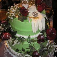 Tea Party Cake i made this for a holiday victorian tea party to celebrate the 70th anniversary of my garden club. we also dressed in victorian attire....