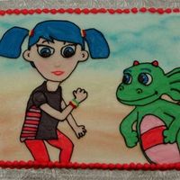 Buttercream Drawing I' not even sure who these characters are.... but they were a pain in the bum to do!