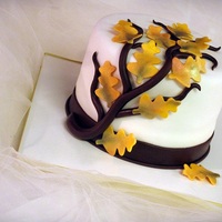 1St Anniversary This was a replica of the top tier of a customer's wedding cake. The original cake was not made by me but the couple had relocated and...