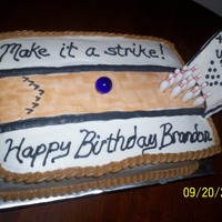 Bowling Cake For 7 Year Old I made this cake for a friend's son. He is a big bowler.