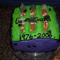 Death By 30 Or Death By Cake This cake is for a co-worker who turns 30 on on the 10th. My fiance really helped with the concepts. It is so morbid though that I kept...