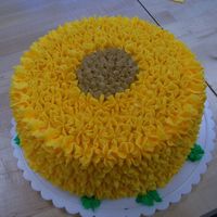 Sunflower Cake This was my final cake for a cake decorating class. I wanted to make something really bright and cheery and I was having difficulty making...
