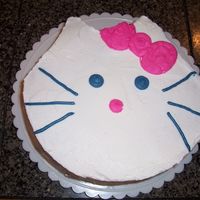 Hello Kitty This cake was actually for a coworker that really loves Hello Kitty. It was very easy to make and ended up taking very little time. It was...
