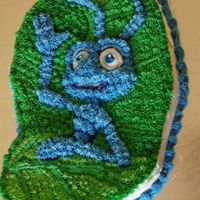 Bug's Life After some searching, I found this pic. THIS is actually my first cake ever. I made it as a practice run to see if I could bake a decent...