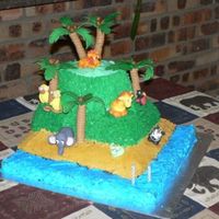 2Nd Birthday Cake A 3D jungle animal cake made for my son's second birthday. It was the first time I worked with pettinice and my friend helped me. View...