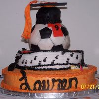 Graduation Cake I made this cake for my girlfriends daughter, whom I adore. I am excited for your comments.