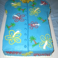 Hawaiian Shirt Luau Themed Birthday Surprise 50th