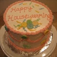 Housewarming Cake I made this cake for my aunt's housewarming party. They just finished rebuilding their home in New Orleans, and the family is getting...