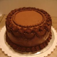 Last Minute Cake My co-workers asked me to make a cake for tomorrow to bring to our supervisor's house. I tried to keep it basic, using only chocolate...