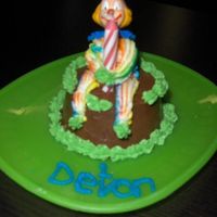 Clown I made this for a friend's son after the 3rd class of Course I