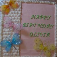 Olivia's Birthday Cake Dragon fly birthday cake