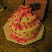 Img_3776.jpg I call this one lumpy... All fondant. my first fondant cake.