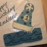 Party Hat Floating In Flood Water 