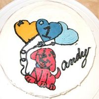 Red Puppy Cake 